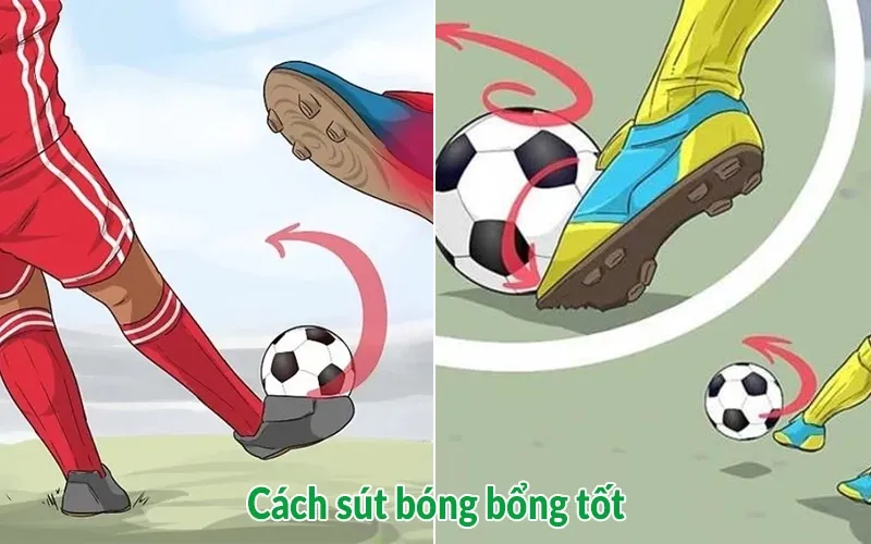 Cách sút bóng bổng tốt
