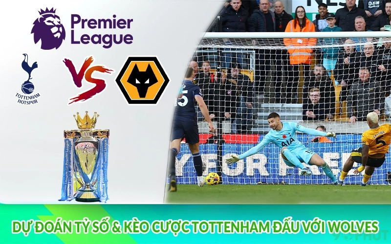Dự đoán tỷ số & Kèo cược Tottenham đấu với Wolves