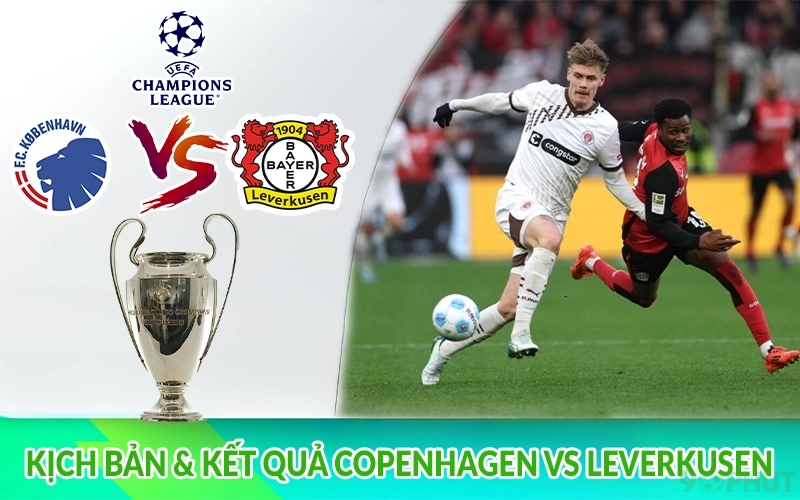 Kịch bản & kết quả Copenhagen vs Leverkusen