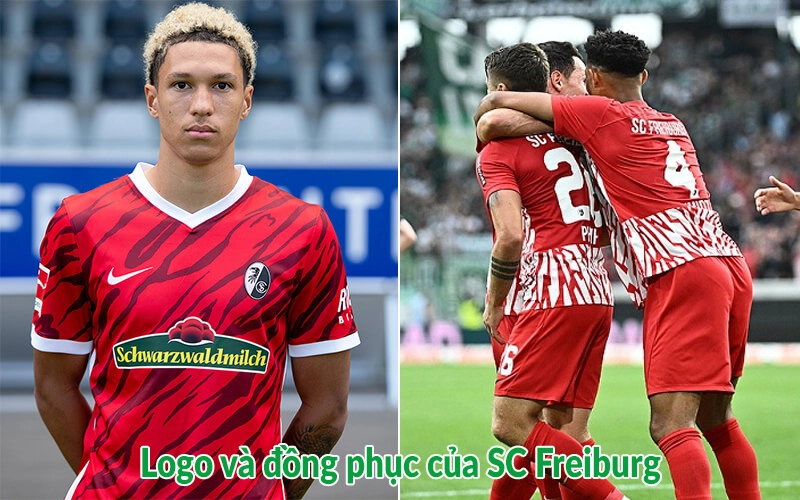 Logo và đồng phục của SC Freiburg