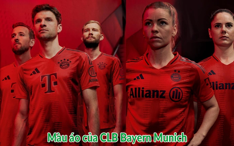Màu áo của CLB Bayern Munich