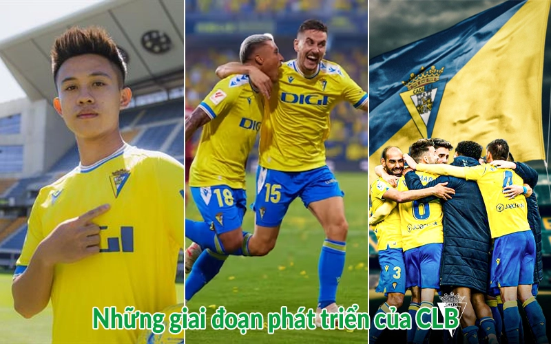 Những giai đoạn phát triển của CLB