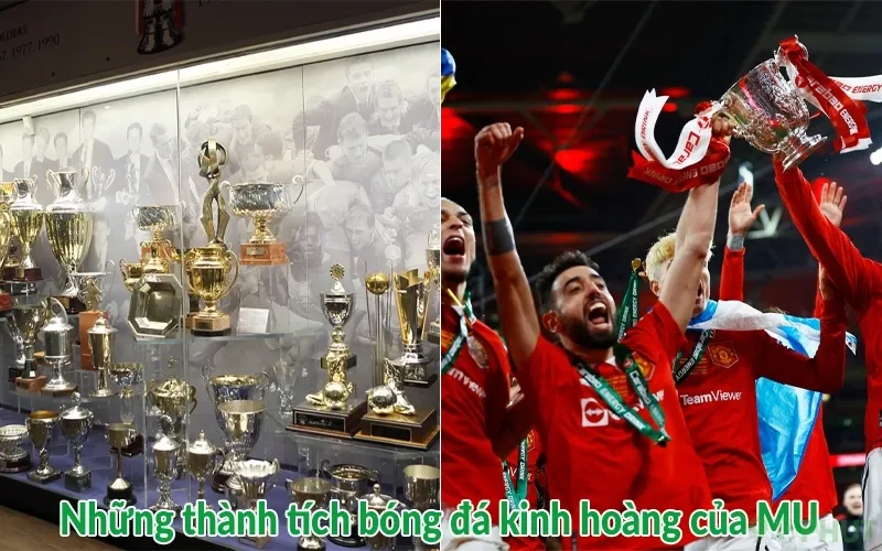 Những thành tích bóng đá kinh hoàng của MU