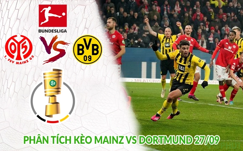 Phân tích kèo Mainz vs Dortmund 27/09