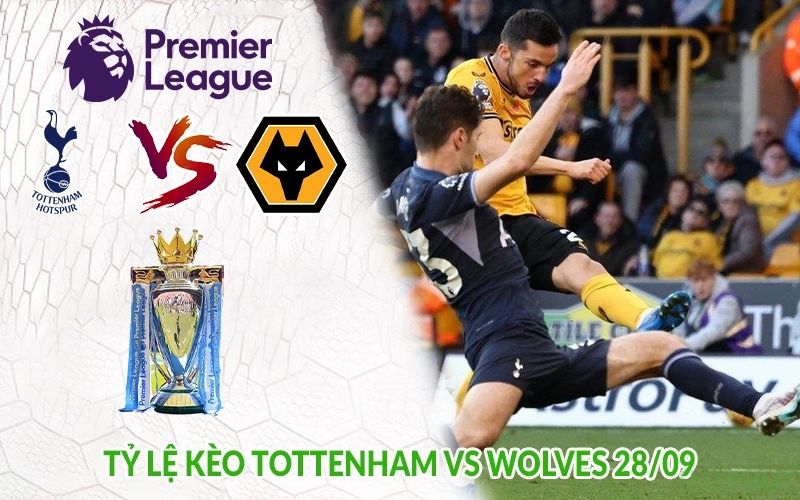 Tỷ lệ kèo Tottenham vs Wolves 28/09