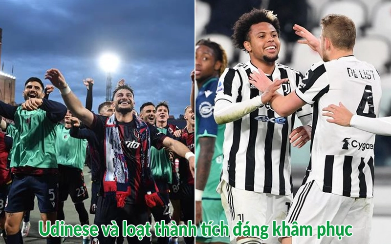 Udinese và loạt thành tích đáng khâm phục