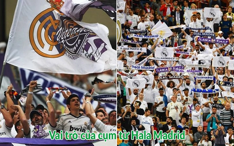 Vai trò của cụm từ Hala Madrid